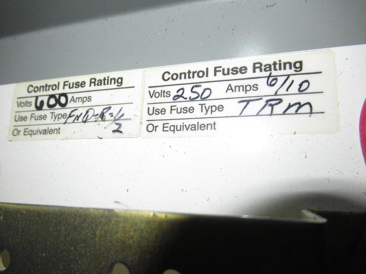 Used SIEMENS COMBINATION STARTER SCN2B4210A85200N4 600A NEMA SIZE 0 **WARRANTY**