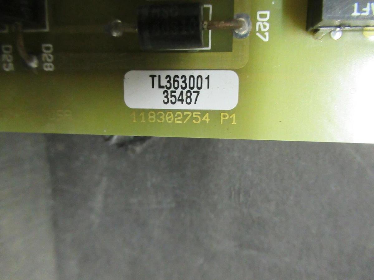 Used EXIDE 101072956 REV P3 POWER SUPPLY FAIL DETECTOR CIRCUIT BOARD 118302754 P1