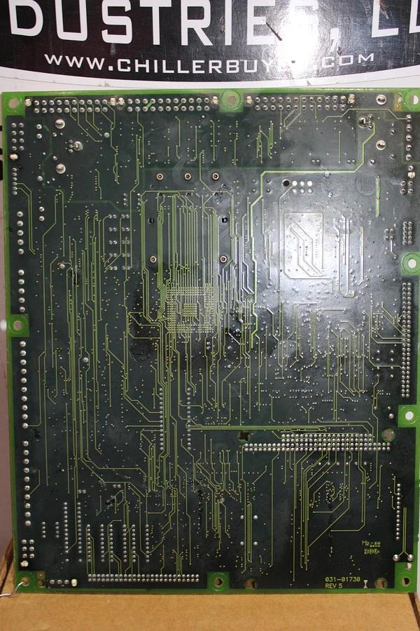 Used YORK HVAC CHILLER CONTROL CIRCUIT BOARD 031-01730-000 REV. E W/ 4MB MEMORY
