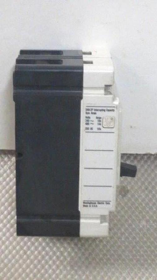 Used WESTINGHOUSE EHD 14K BREAKER 15 AMP 480 VAC 2 POLE MODEL EHD2015 **WARRANTY!**
