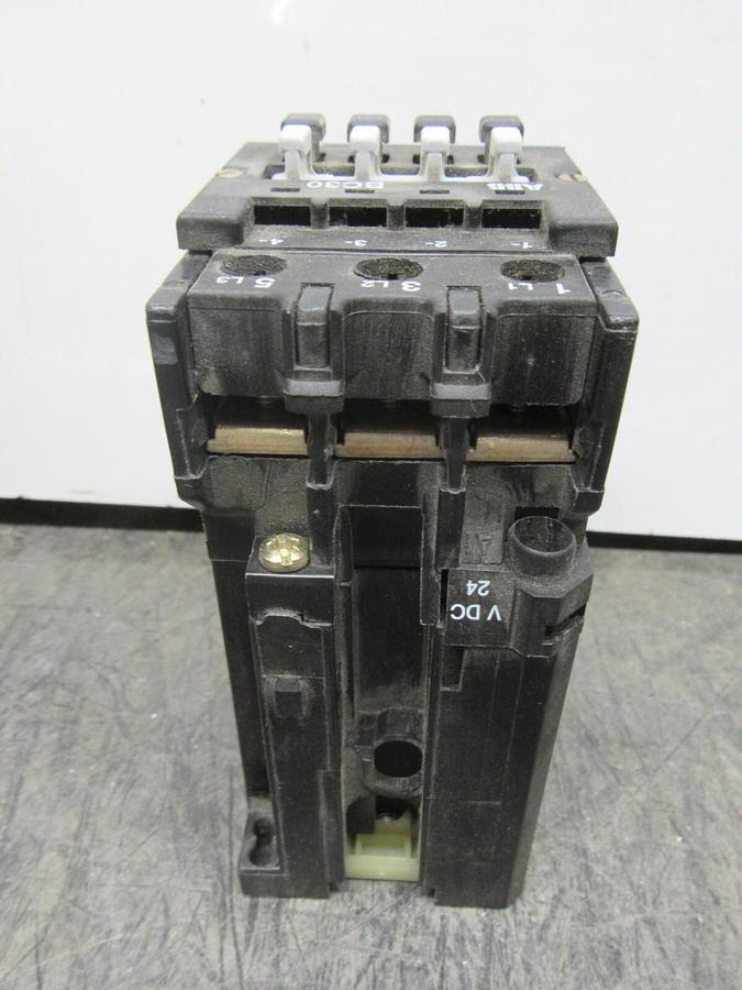 Used ABB CONTACTOR BC30 600 VAC 45 AMP 30 HP 3-PHASE COIL: 24 VDC **WARRANTY**
