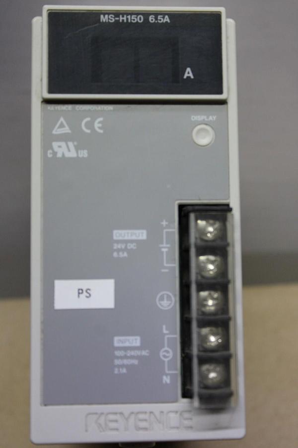 Used KEYENCE POWER CONTROLLER MS-H150 6.5 AMP **WARRANTY INCLUDED**