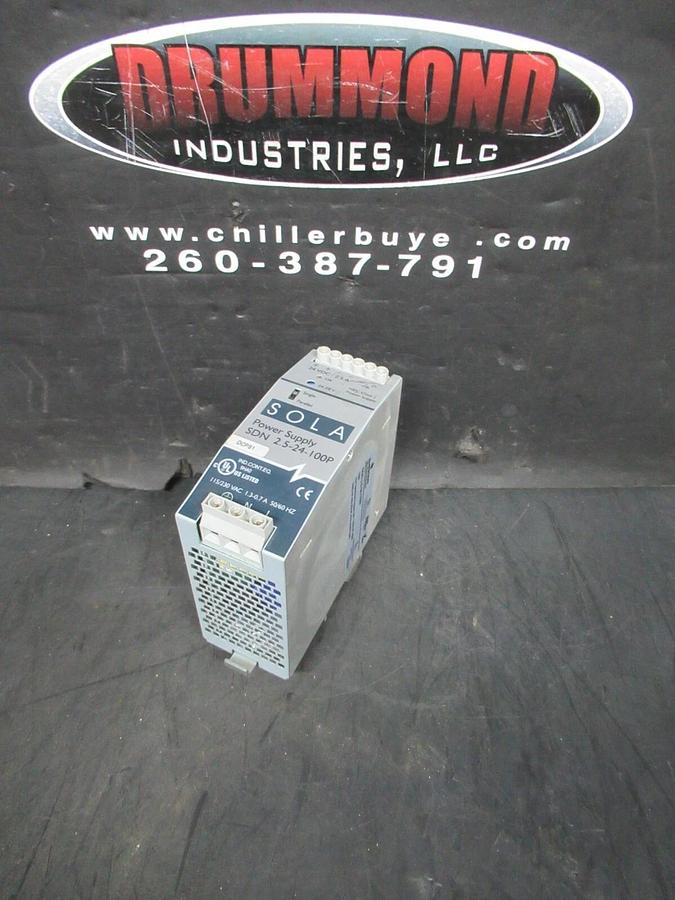 Used SOLA POWER SUPPLY 2.5-24-100P 115/230 VAC 1.3-0.7 AMP 50/60 HZ **WARRANTY**