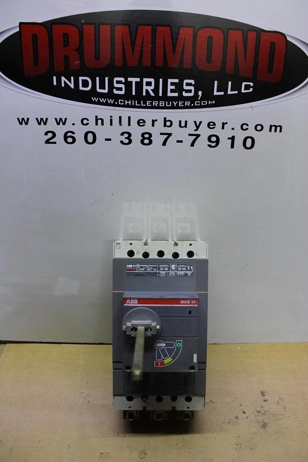 Used ABB CIRCUIT BREAKER S5H 400 AMP 3-POLE 600 VOLT W/ AUXILIARY SWITCH