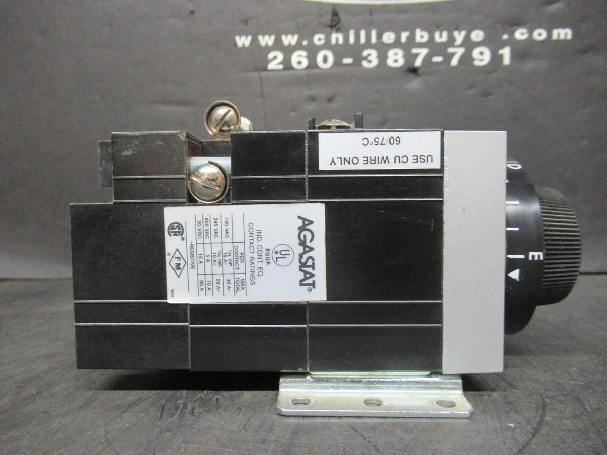 Used AGASTAT TIME DELAY RELAY 10-100 SECONDS 7014CD 480 VOLT VOIL 600 VAC 10 AMP
