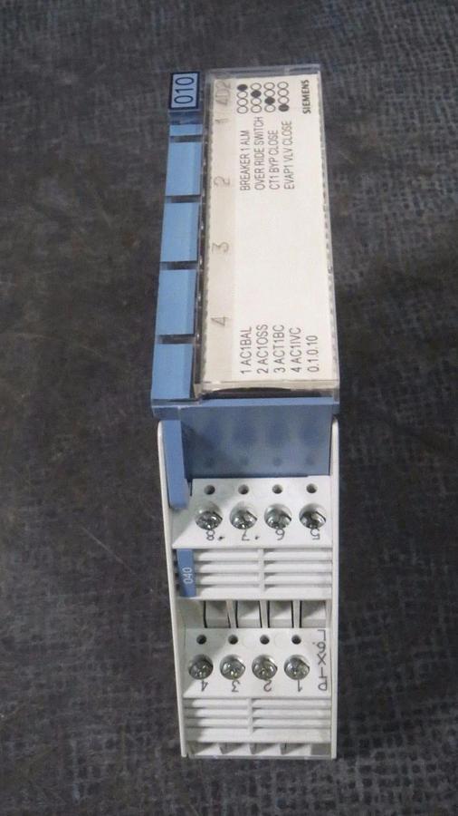 Used SIEMENS APOGEE POINT TERMINATION MODULE WITH BASE  MODEL: PTM6.4D20 **WARRANTY**