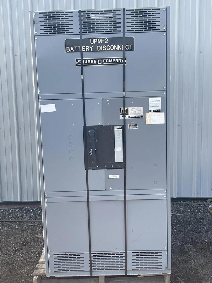 Used (1) SQUARE D SERVICE DISCONNECT 1600 AMP 300 VDC 1-PHASE 2-WIRE **WARRANTY**