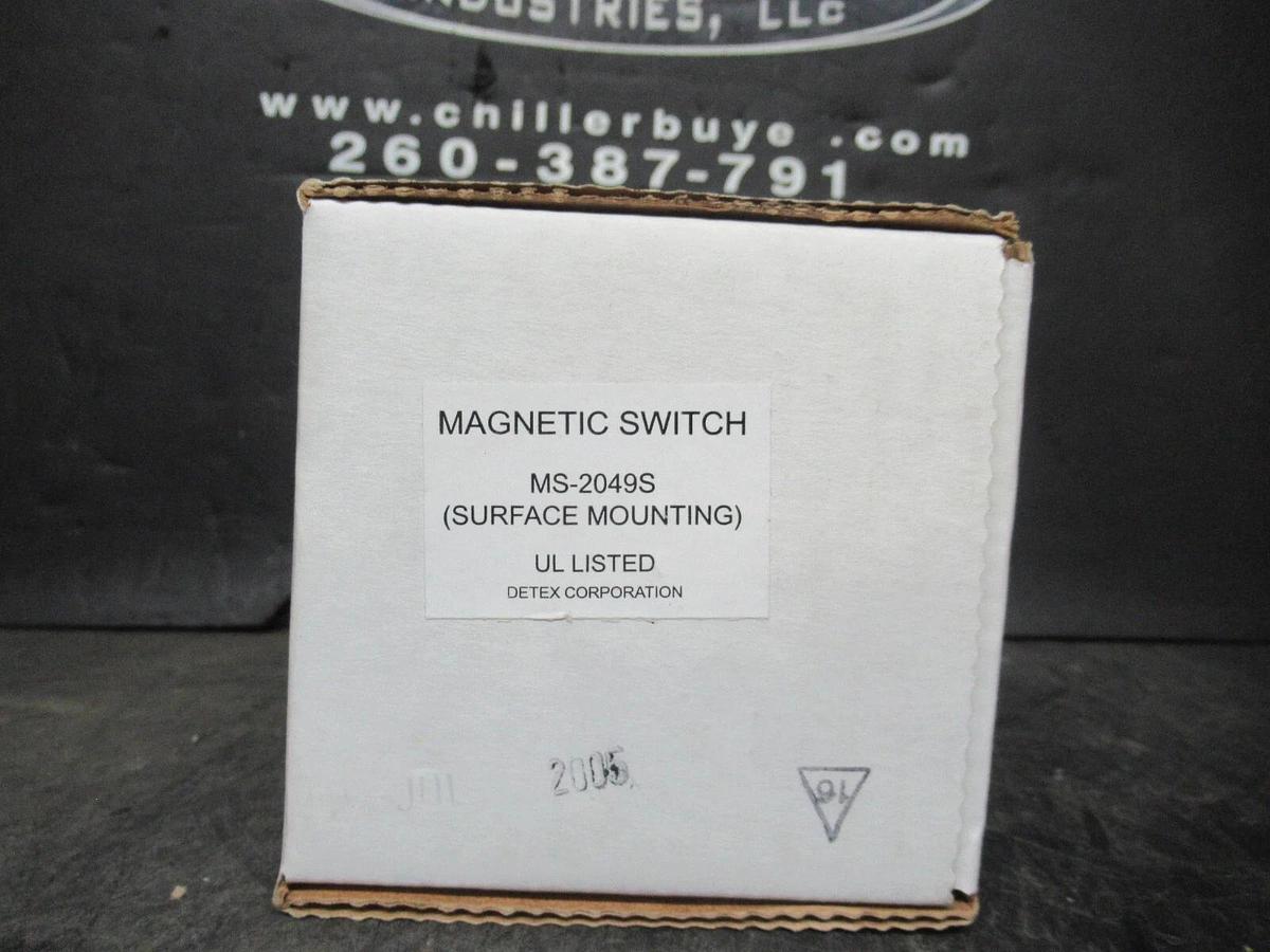 NEW IN BOX DETEX MAGNETIC SWITCH MS-2409S FOR EXIT ALARMS **WARRANTY INCLUDED**