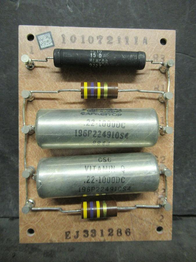 Used GENERAL ELECTRIC EXIDE 101072111A EJ331286 STATIC SWITCH CIRCUIT BOARD COMPONENT