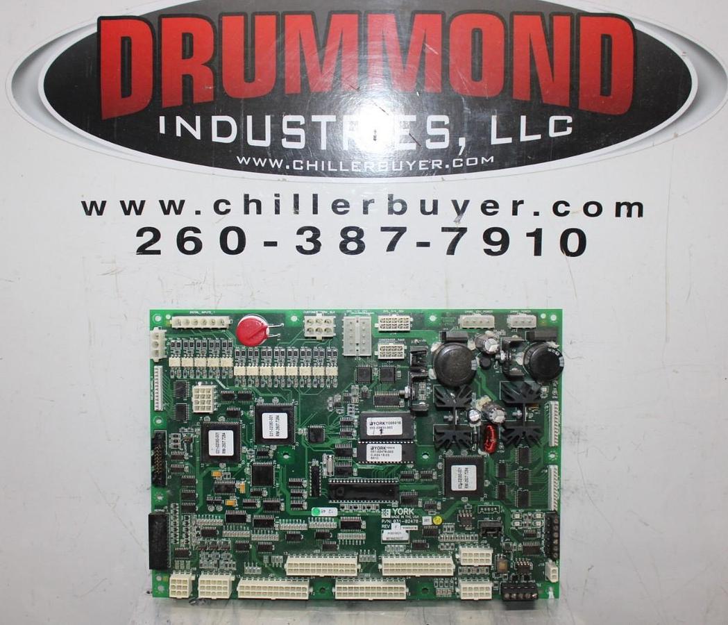 Used YORK CHILLER CONTROL I/O CIRCUIT BOARD 031-02478-001 REV. F **WARRANTY**