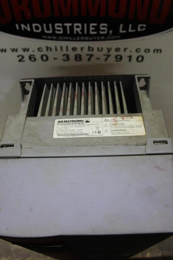 Used ARMSTRONG IVS VARIABLE SPEED DRIVE 751186-386 131X6417 11 kW 15 HP 480 VAC