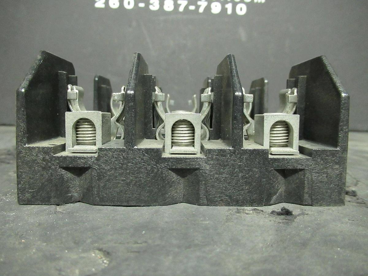 Used LITTELFUSE FUSE HOLDER LR25060-3CR FOR 60 AMP 250 V CLASS J FUSES **WARRANTY**