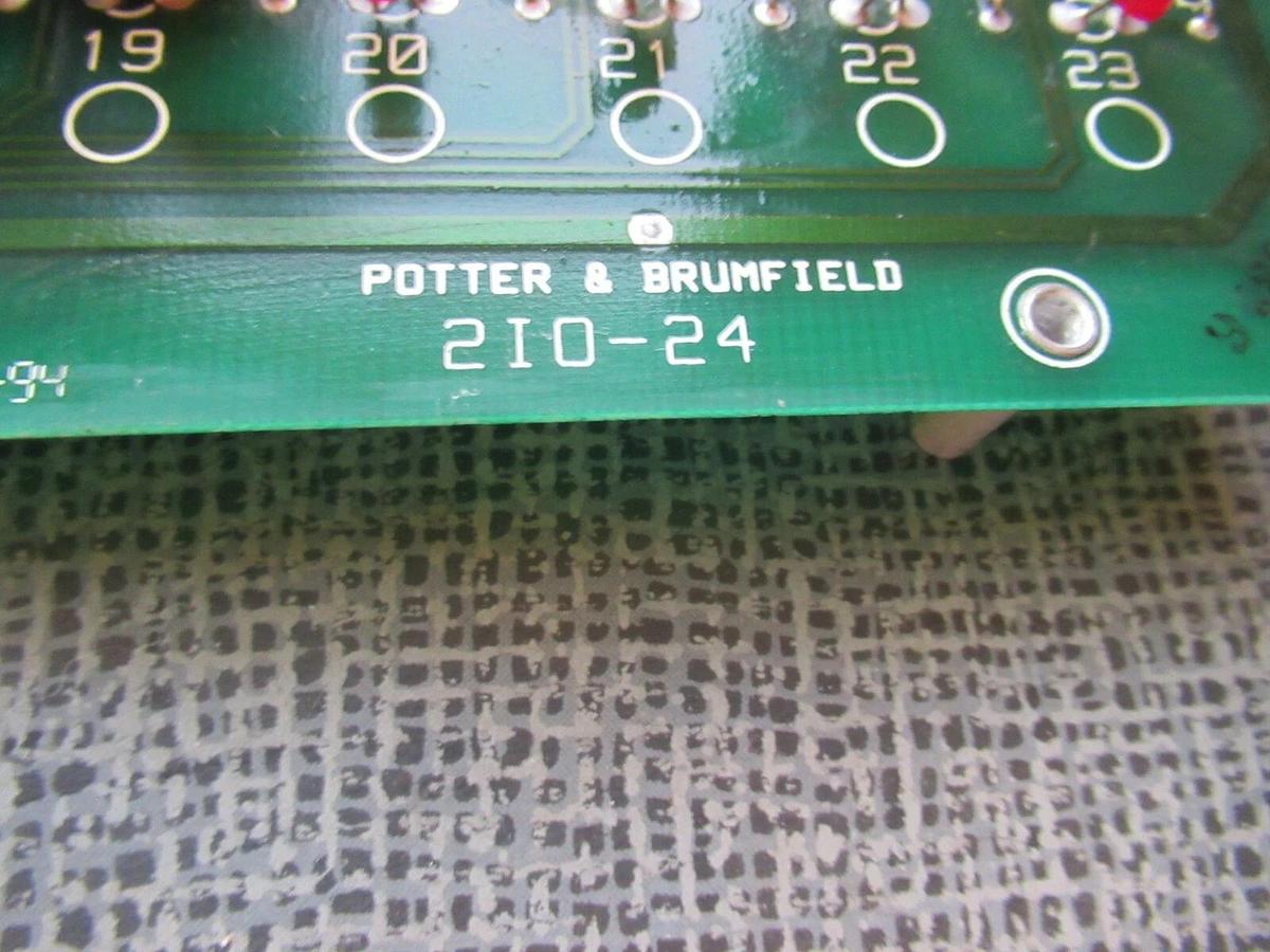 Used POTTER & BRUMFIELD CIRCUIT BOARD 2I0-24 **WARRANTY INCLUDED**
