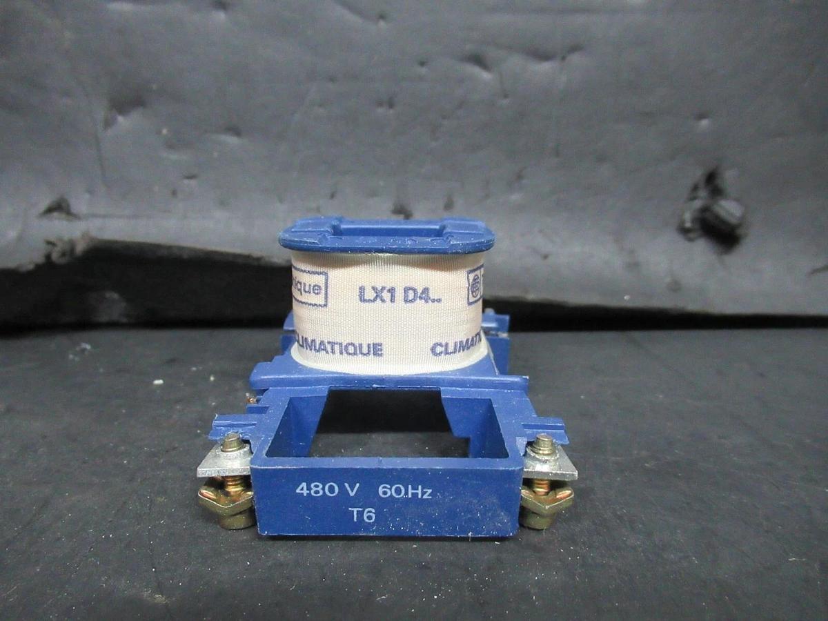 NEW SURPLUS TELEMECANIQUE COIL LX1-D4T6 480 VOLT 60 HZ **WARRANTY INCLUDED**