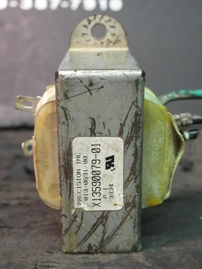 Used PRECISION INC. 019-0691-00 CONTROL TRANSFORMER X13590079-01 24 VAC PRI TO 18 V