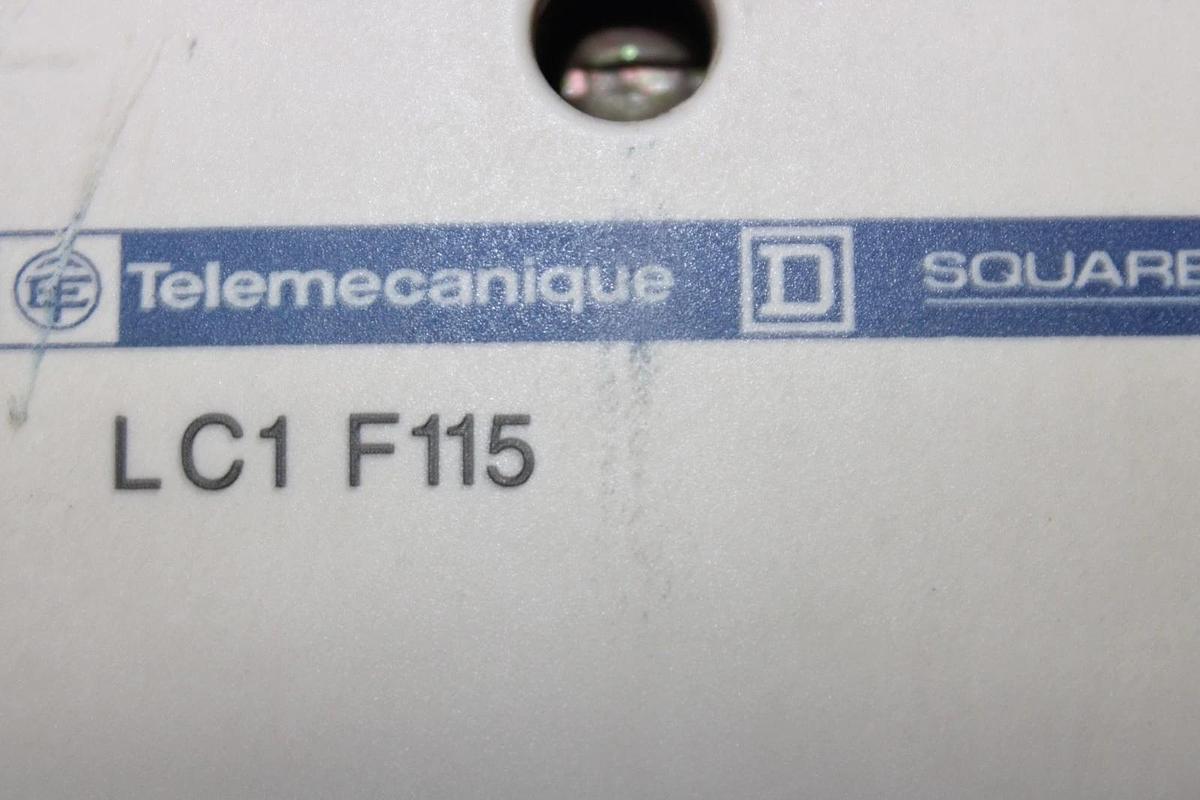 Used TELEMECANIQUE CONTACTOR LC1F115 600 VAC 175 AMP 3-POLE *WARRANTY*