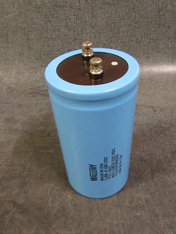 Used MALLORY CAPACITOR CGS242T450X5L 2400uF 450VDC **WARRANTY INCLUDED**
