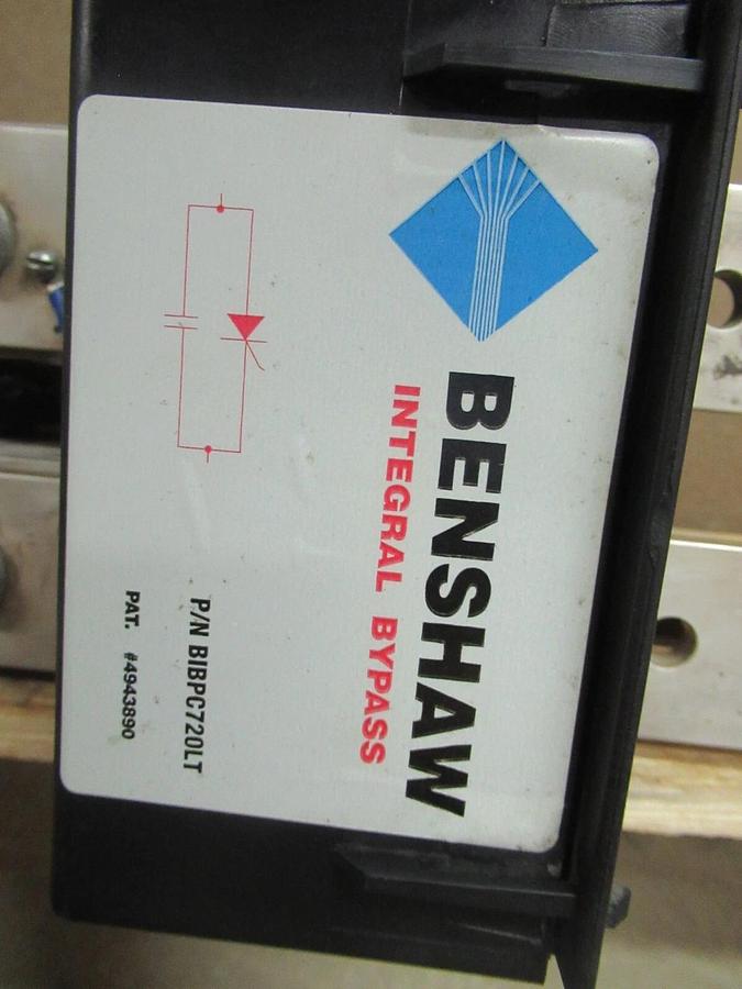 Used BENSHAW BIBPC720LT 460V INTEGRAL BYPASS / CONTACTOR CARRIER 673 AMP UTCIDCBRSM6B