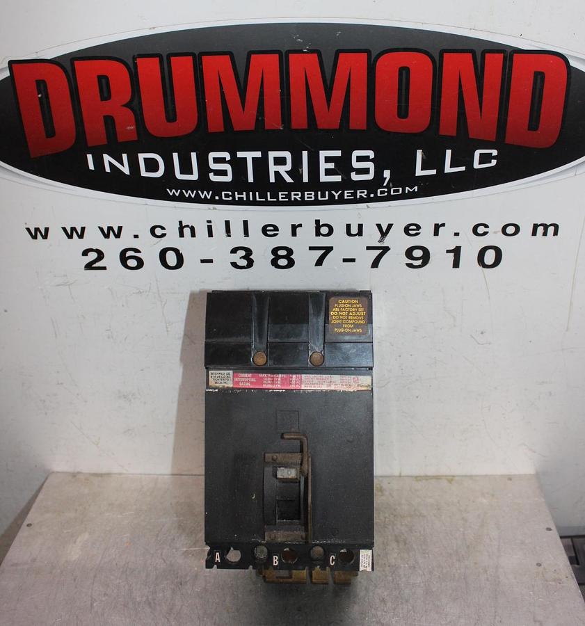 Used SQUARE D I-LINE CIRCUIT BREAKER FA36020 20 AMP 600 VOLT 3-POLE