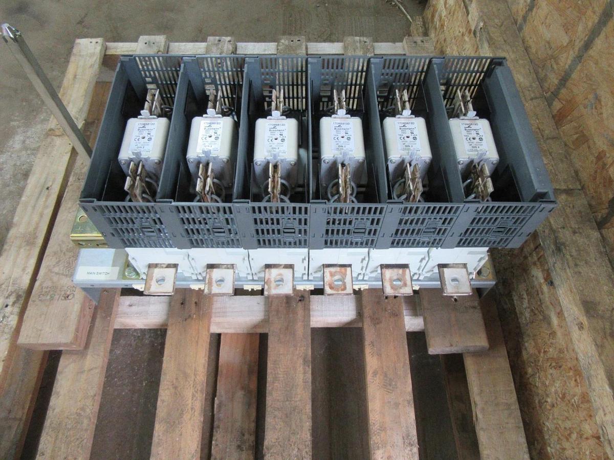 Used ABB DISCONNECT SWITCH OESA-630D6PL 630 AMP 690 VOLT 60 WATT W/ 170M5813D FUSES
