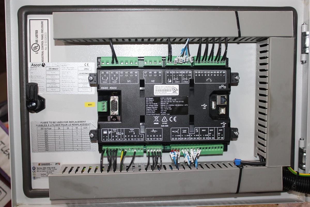 DEEP SEA ASCOT GENERATOR CONTROL PANEL 7450-003-A1 ASH-T D93-IP66-IK10 12 VDC