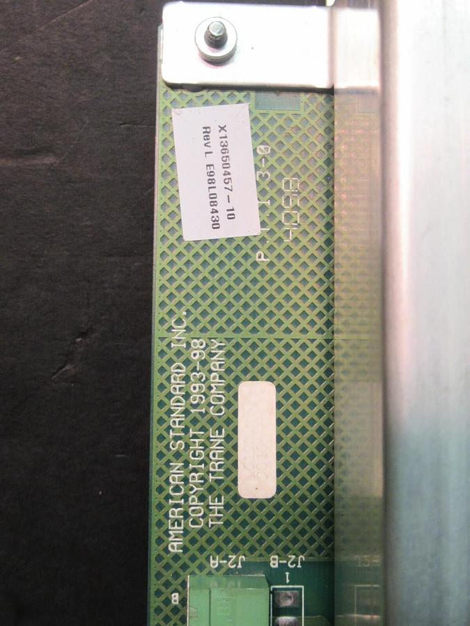 Used TRANE CHILLER TCI PRINTER FUNCTION CONTROL MODULE X13650457-10 REV L *WARRANTY*