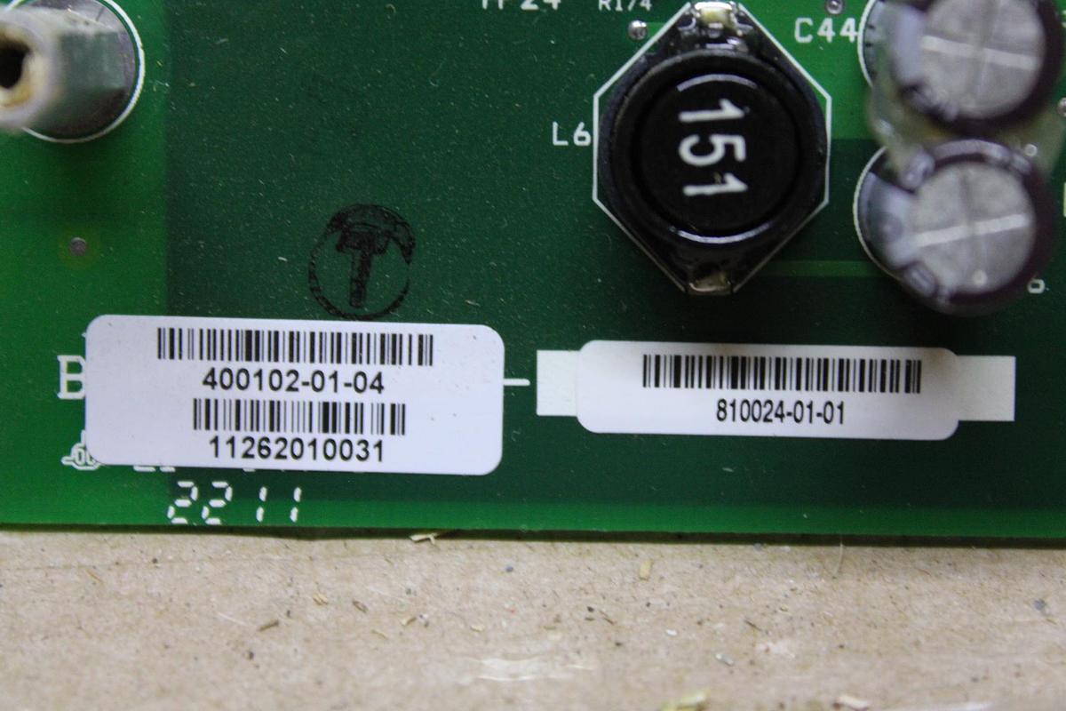 Used BENSHAW SOFT START CIRCUIT BOARD BIPC-400102-01-04 TOP BOARD ONLY