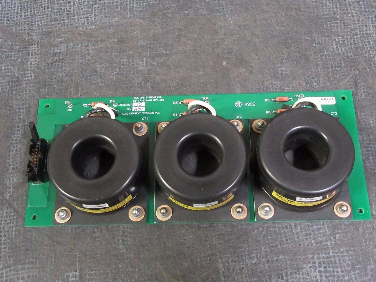 Used MGE UPS SYSTEMS LOAD CURRENT FEEDBACK PCA MODEL: 62-171010-00 ASSY 00