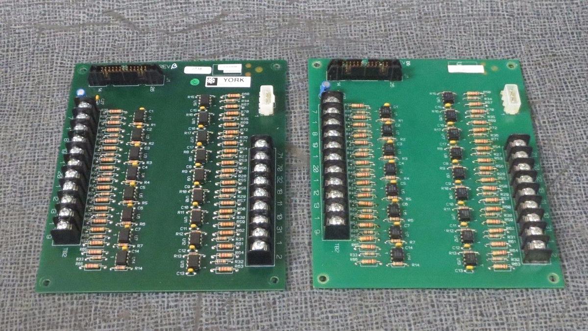 Used (1) YORK INPUT CIRCUIT BOARD 031-00935-000 REV B  **WARRANTY INCLUDED!**