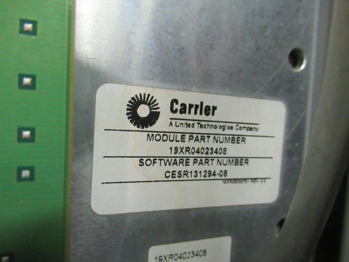 Used CARRIER COMFORT NETWORK CHILLER HMI INTERFACE 19XRV 19XR04023408 CEPL130445-03-R