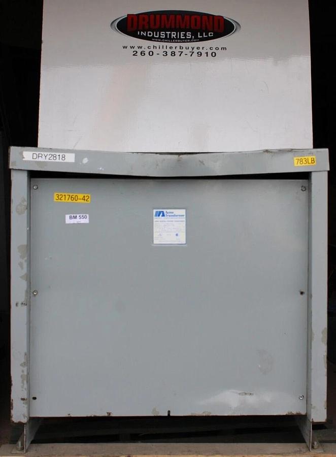 Used ACME TRANSFORMER T-1A-3500112-3S 112.5 KVA PRI: 480 VOLT SEC: 480Y/277 VOLT