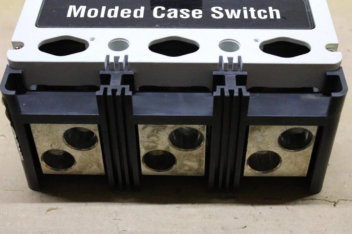 Used CUTLER HAMMER MOLDED CASE SWITCH LDB3600WK 600 AMP 600 VAC 3-POLE