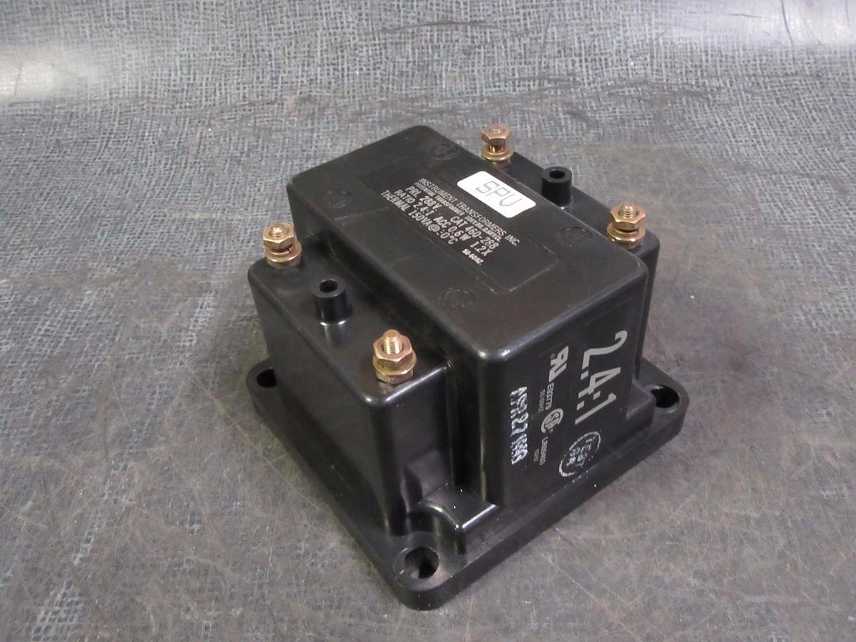 Used INSTRUMENT TRANSFORMERS POTENTIAL TRANSFORMER # 460-288 PRI: 288V RATIO 2.4 : 1