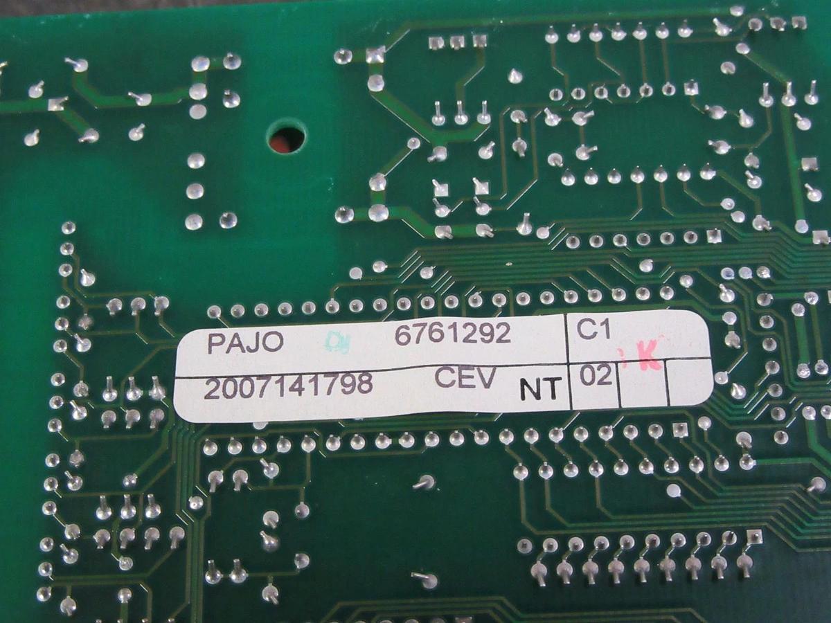 Used MERLIN GERIN CIRCUIT BOARD MODEL: PAJO 6761292 # PAJO6761292 **WARRANTY**