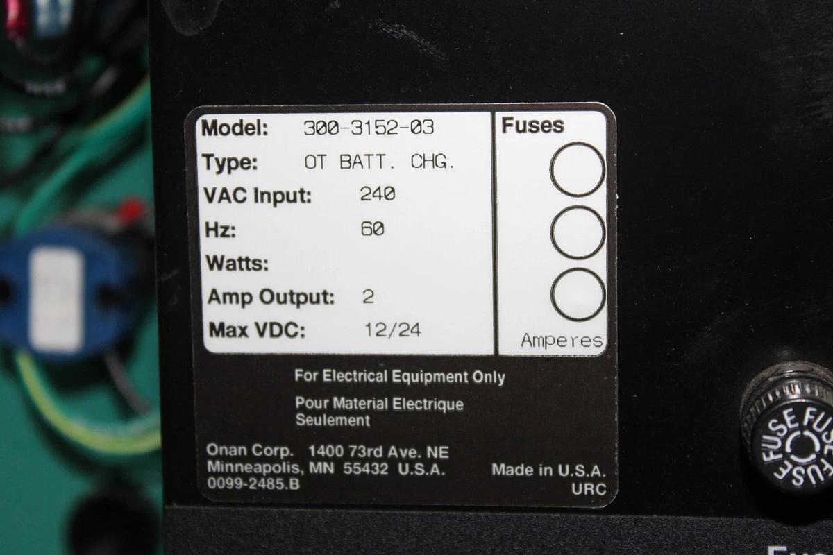 Used CUMMINS ONAN AUTOMATIC TRANSFER SWITCH OT-225 225 AMP 240 VAC 3-POLE 1-PHASE