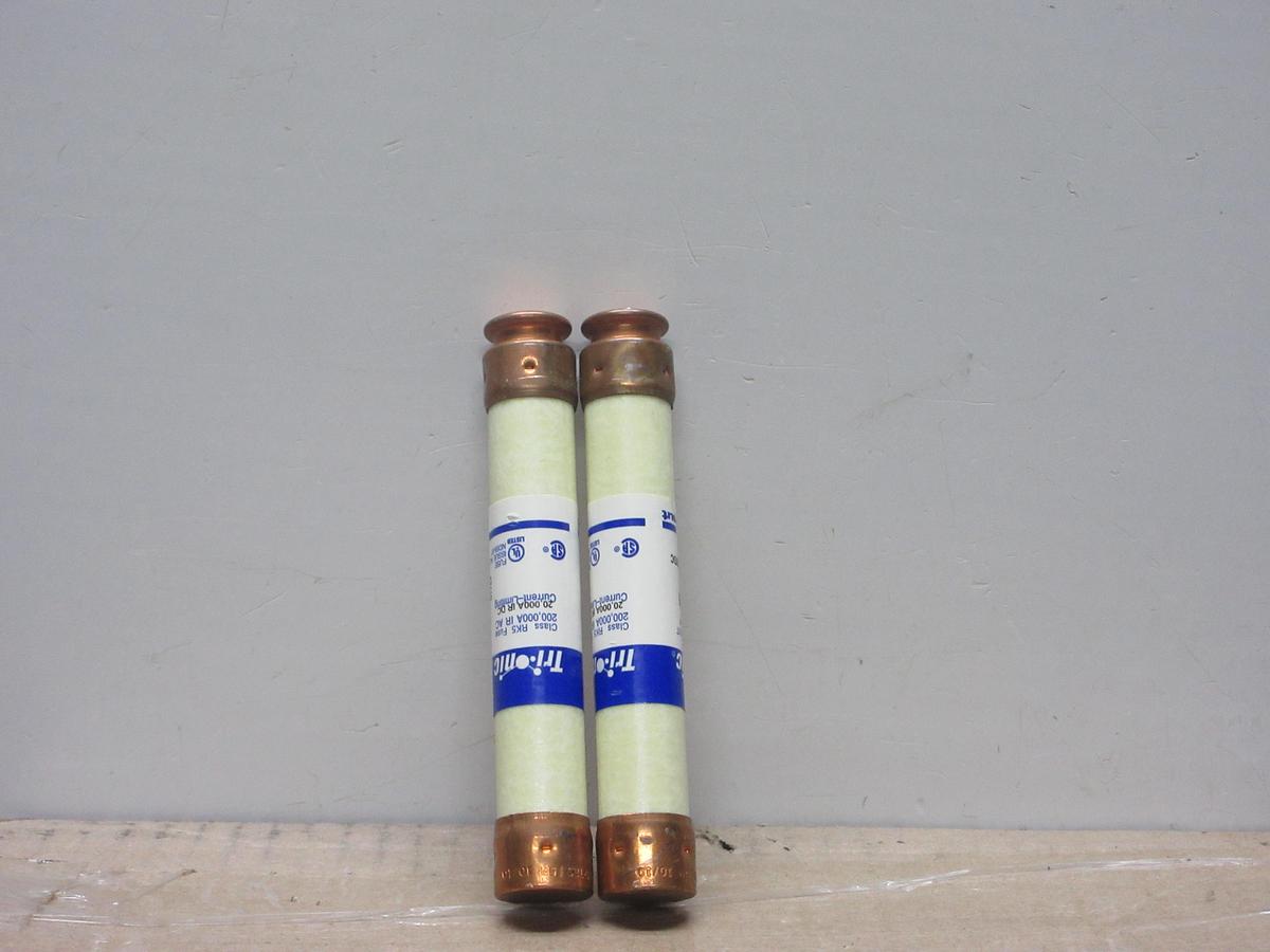 Used LOT OF 2 LITTELFUSE FLSR-60 60 AMP 600V DUAL ELEMENT TIME-DELAY CURRENT LIMITING