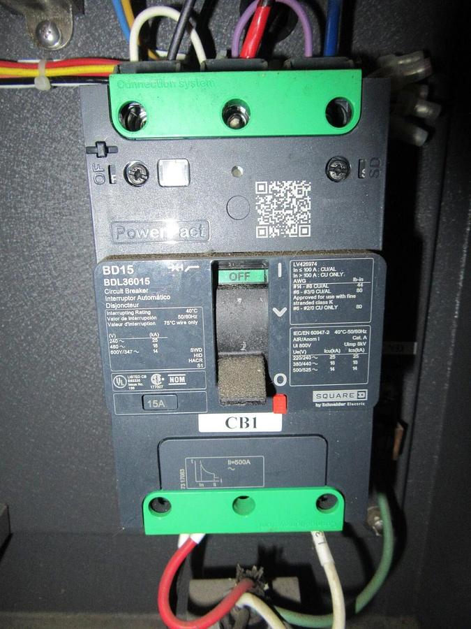 Used 5 TON WHALEY COMPA CHILL AHU AIR HANDLER 460 VAC 3 PH 1.5" FNPT IN / OUT WAHPB5