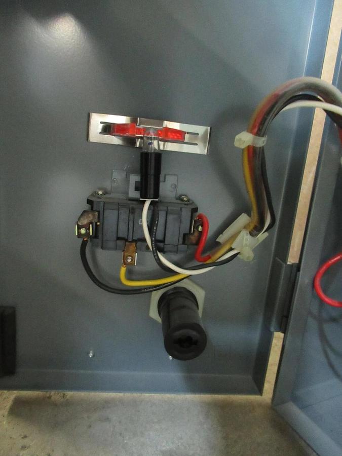 Used SQUARE D NEMA SIZE 1 COMBINATION COMBO BOX 8538SCG13 30 AMP 10 HP 600 VAC