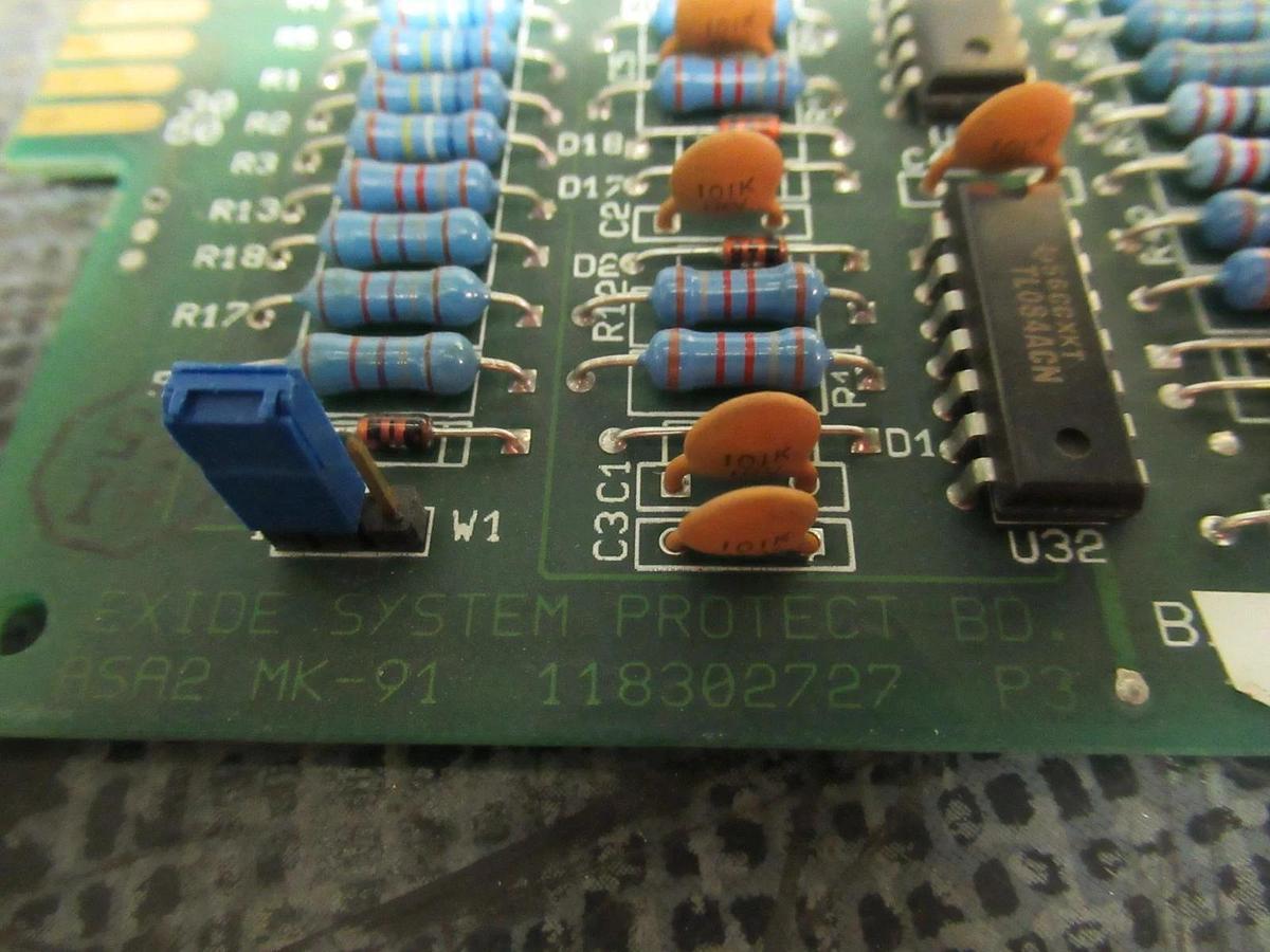 Used EXIDE SYSTEM PROTECT CARD CIRCUIT BOARD 106812008 REV B **WARRANTY INCLUDED**