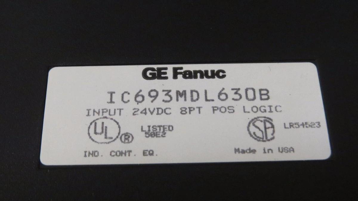 Used GE FANUC 8 PT POS LOGIC INPUT MODULE --- MODEL: IC693MDL630B **WARRANTY**