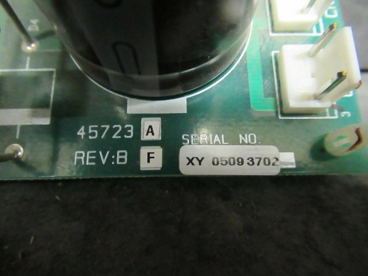 Used TOSHIBA PC MFG FUI 45723 A REV B F 5 AMP 500 VDC RELAY CAPACITOR CIRCUIT BOARD