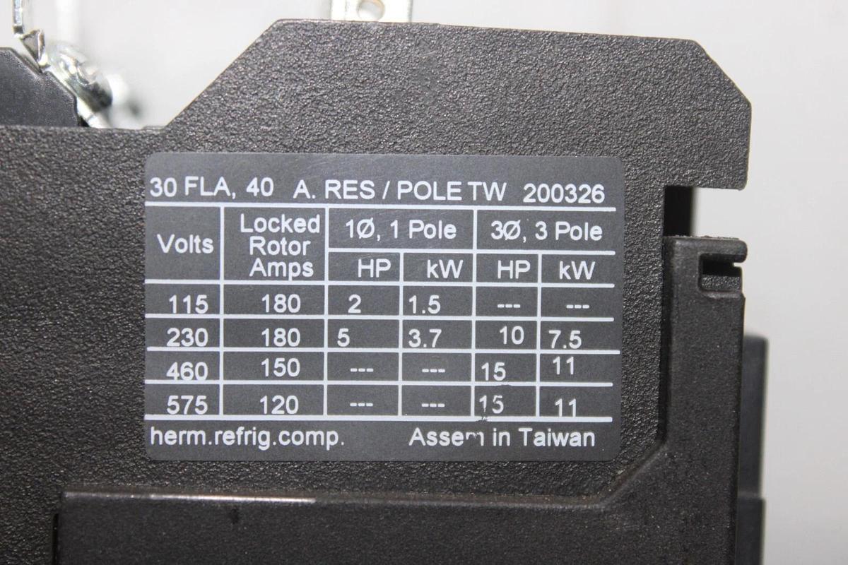 Used EATON CONTACTOR C25DNF330 30 AMP 600 VOLT 3-POLE 15 HP 11 KW *WARRANTY*