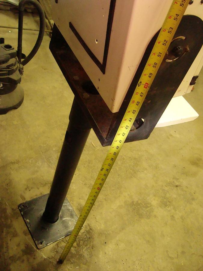 Used OPERATOR INTERFACE ENCLOSURE 4 FT FLAT PANEL STYLE INDUSTRIAL COMPUTER STAND