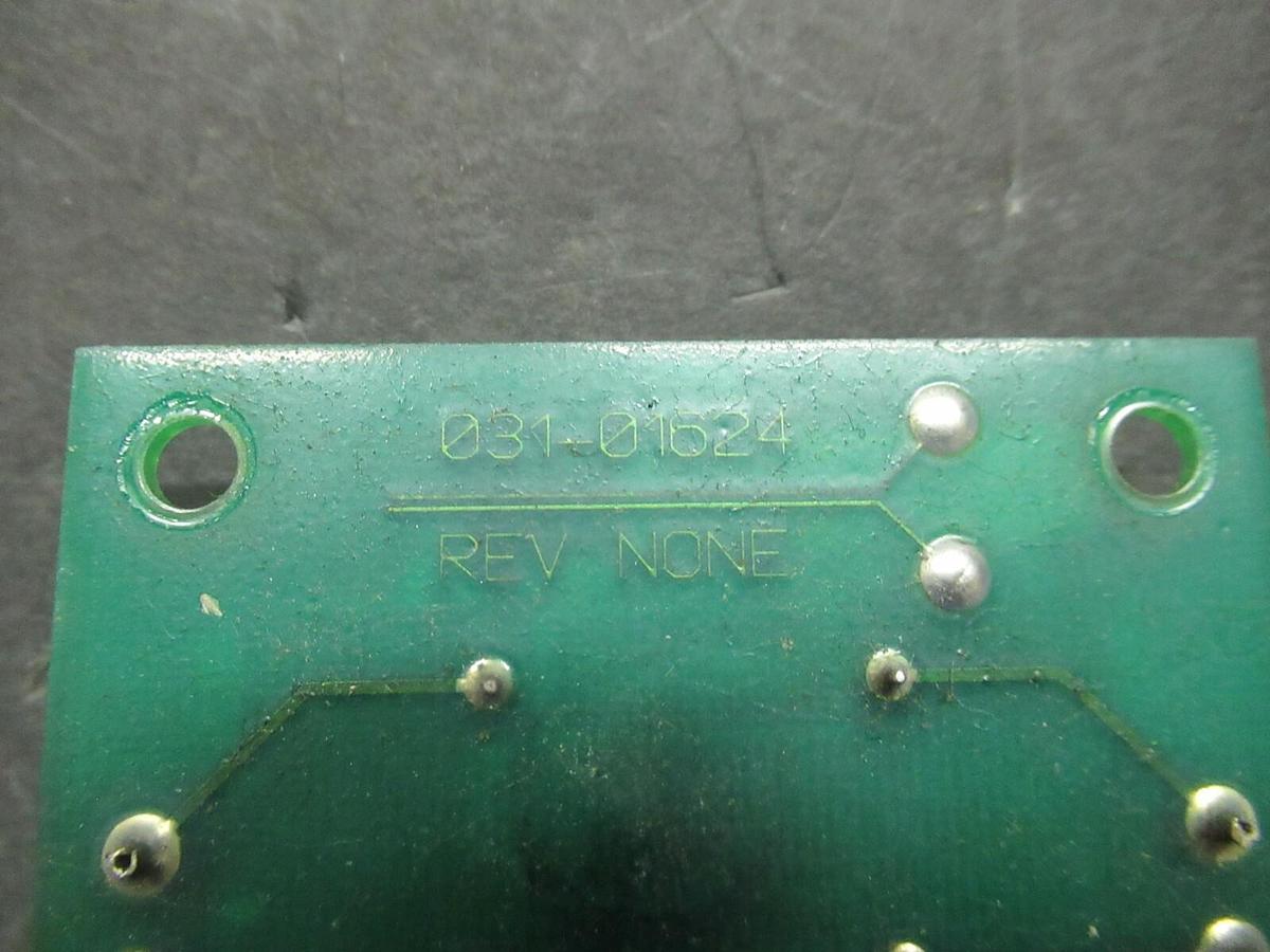 Used YORK JOHNSON CONTROLS FILTER CIRCUIT BOARD 031-01624-000 REV A 031-01624 PCPR