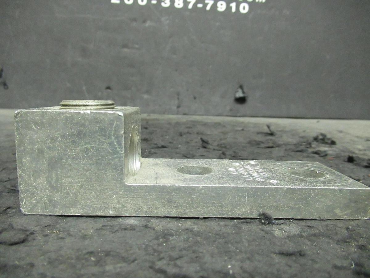Used 3 QTY CMC LA-600-2N 1 SINGLE BARREL MECHANICAL CONNECTOR LUGS TAP 600 KCMIL - 2