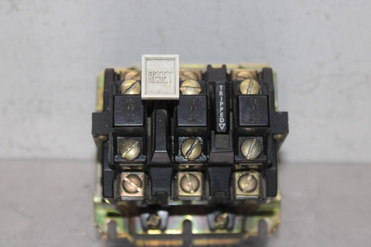 Used ALLEN-BRADLEY OVERLOAD RELAY 592-BOV16 600 VAC 7200 VA NEMA A600 3-POLE