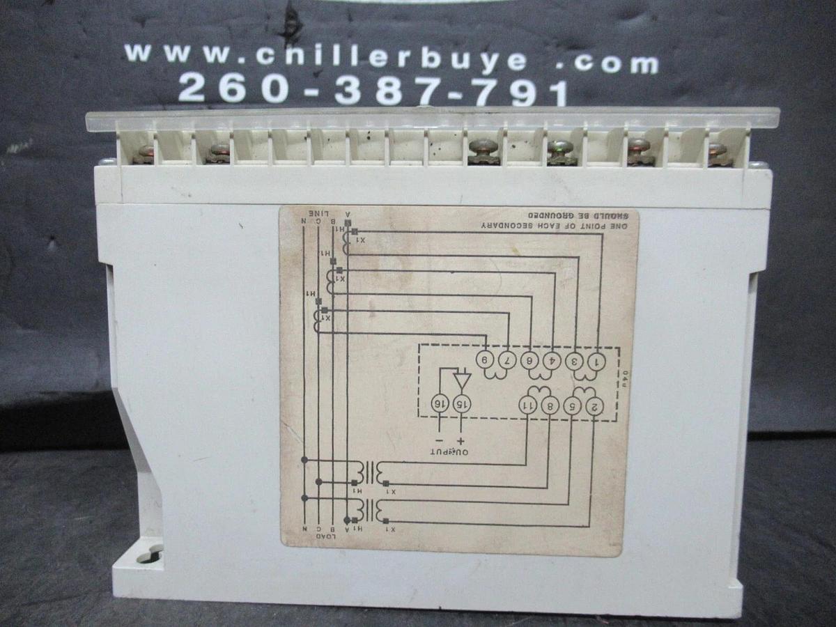 Used CROMPTON POWER TRANSDUCER 256-TWNU 120 VOLT 3.7 AMP 60 HZ **WARRANTY INCLUDED**