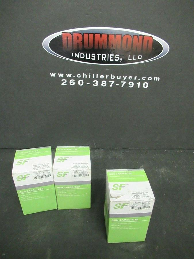 Used (1) SF CAPACITOR HCKY250R440318Z6 25 MFD 440 VAC 60 HZ **NEW IN BOX!**