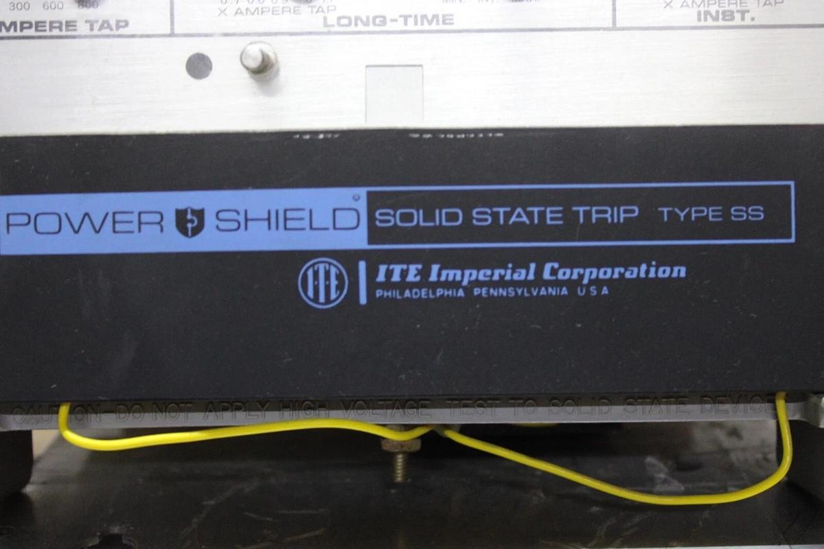 Used ITE POWER SHIELD SOLID STATE TRIP SS5 609907-T002 **WARRANTY INCLUDED**