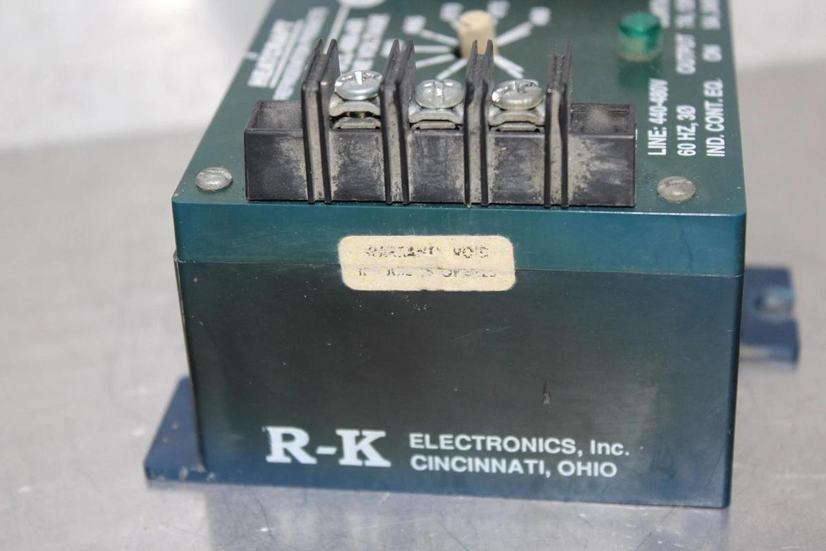 Used R-K HEATCRAFT REFRIDGERATION ADJUSTABLE RELAY PVCL-400-AR 480 VAC 3-PHASE